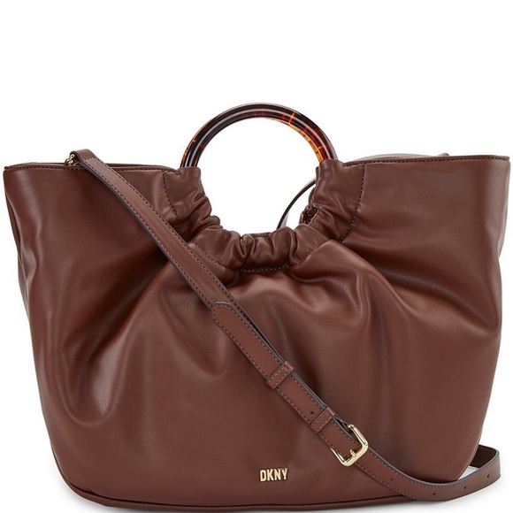 Dkny Bags Dkny Eden Vegan Leather Large Tote Bag New Poshmark